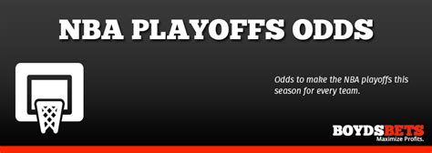 vegas nba playoff odds